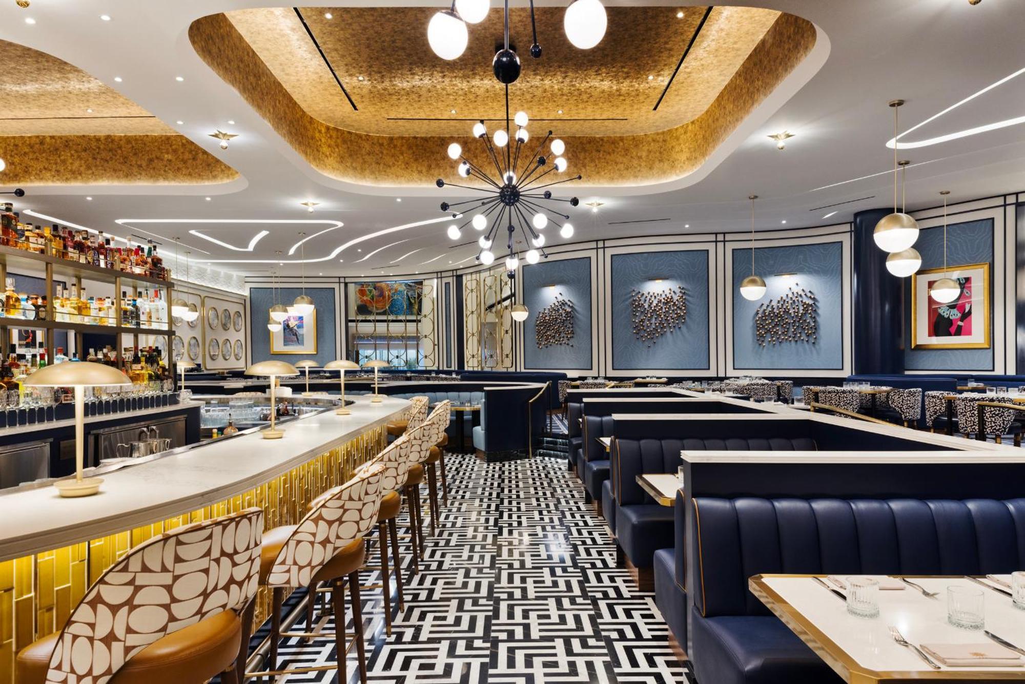 Fontainebleau Las Vegas Bagian luar foto The interior of the restaurant