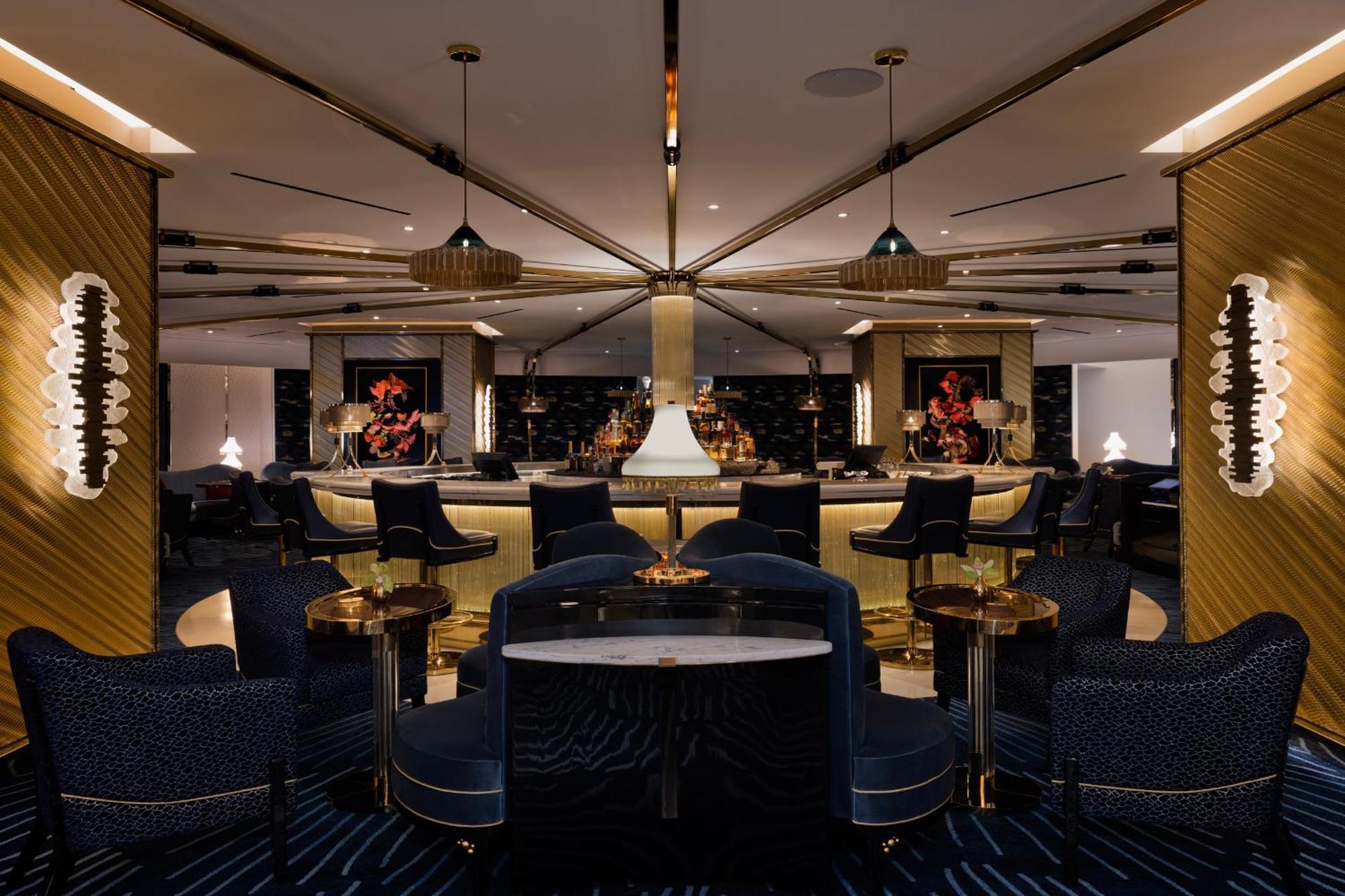 Fontainebleau Las Vegas Bagian luar foto The interior of the lounge